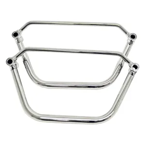 Soporte de alforjas Longride, cromado <span style="color: red;font-size: 0,5em">- PEDIDO ESPECIAL -</span>