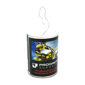 Progressive Suspension, alambre de seguridad, Acero inoxidable
