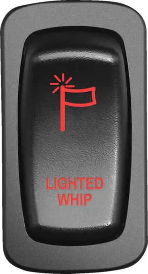Interruptor de perfil bajo - antena rojo <span style="color: red;font-size: 0,5em">- ALMACEN USA-</span>
