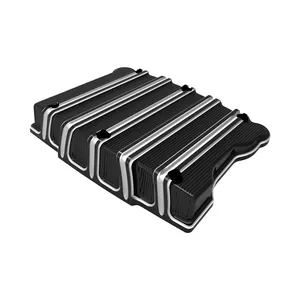 Arlen Ness, juego de tapas de balancines de 10 calibres. Negro <span style="color: red;font-size: 0,5em">- PEDIDO ESPECIAL -</span>