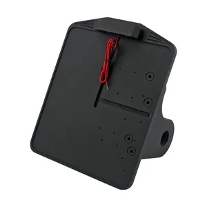 CPV, soporte lateral para matrícula. Negro con recubrimiento en polvo