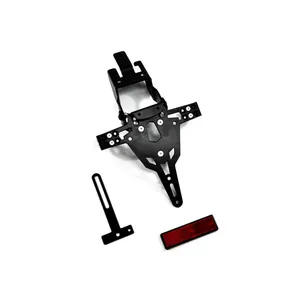 Soporte de matrícula Zieger Pro negro