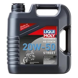 Liqui Moly, aceite de motor HD sintético 20W-50 Street. 4 litros