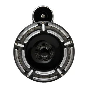 Arlen Ness, kit de cuernos de aluminio, Slot Track. Negro CC