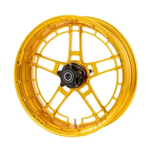 Arlen Ness, llanta fatline 18 x 5.5". Dorado