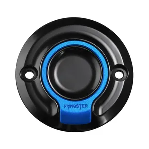 Fangster, tapa de punto. Negro azul