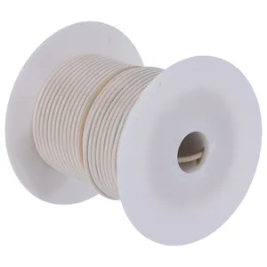 Cable en carrete, calibre 14. 100 ft. Blanco