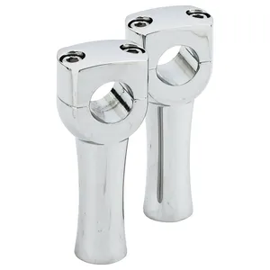 Elevadores abombados Dighton de 4". Cromado