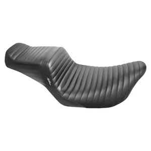 LePera, asiento TailWhip para 2 personas. Plisado, negro