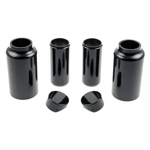 Cult-Werk, kit de cubiertas de tubo de horquilla de 6 piezas. Negro brillante