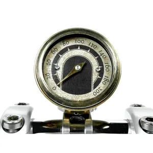 Motogadget, copa de montaje Tiny 'Vintage Brass' 22mm. Negro