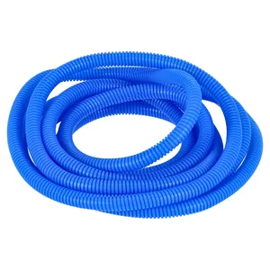 Manguito divisorio de cableado de PVC, 12ft, 3/8" I.D. (9.53mm). Azul