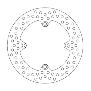 Rotor de freno serie Halo de Moto-Master