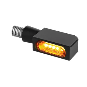 HeinzBikes, intermitentes micro LED Blokk Line. Negro