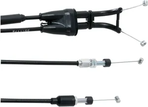 Cable de acelerador de vinilo negro