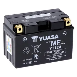 Batería Yuasa, AGM de alto rendimiento, YT12A-WC