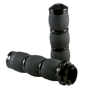 Empuñaduras Avon MT Air Cushioned negras anodizadas