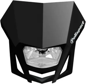 Faro delantero LMX negro para motocicleta Harley-Davidson