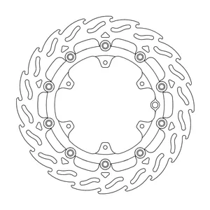 Rotor de freno flotante serie Flame de Moto-Master