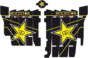 Adhesivos Rockstar para aletines de radiador - Pegatinas de aletas energy
