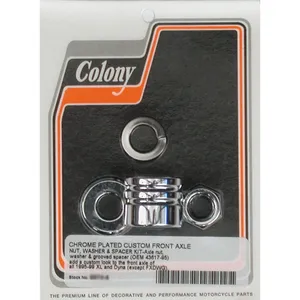 Kit de separadores de eje delantero Colony, estriado