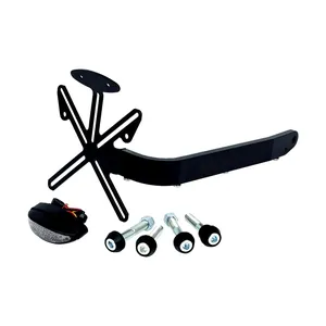 Free Spirits, kit de soporte para matrícula Sportster. Negro