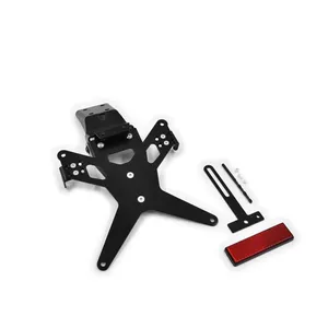 Soporte de matrícula Zieger X-Line negro