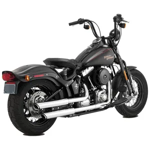 Vance & Hines, silenciadores PCX slip-on twin slash de 3". Cromado