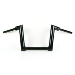 Kodlin, manillar Str8Up de 2" medio 28 cm de alto. Negro