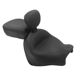 Asiento de turismo vintage 2 plazas Mustang negro mate