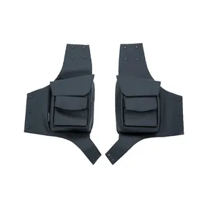 Kuryakyn, juego de fundas para alforjas. Negro