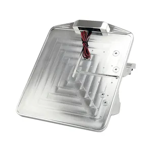 CPV, kit de soporte de matrícula oscilante. Pulido. Alemania