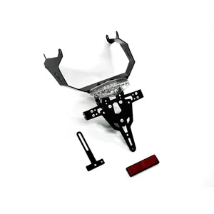 Soporte de matrícula Zieger Pro negro