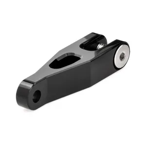 Kraus, extensión de calibre de aluminio de 3" (76mm). Negro
