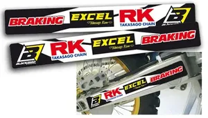 Sponsor-Aufkleber - Sponsorenaufkleber für Schwinge 2PCS