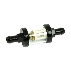 Filtro de combustible Clear-view, 3/8" ID. Negro