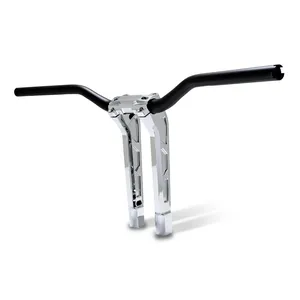 PM, kit de manillar Phatbar 1-1/4" y elevador de 14.5". Cromado
