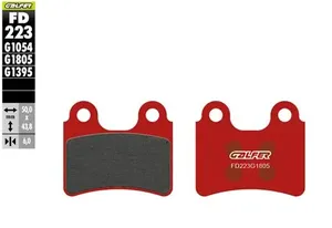 Juego de pastillas de freno semimetálicas para motocicleta