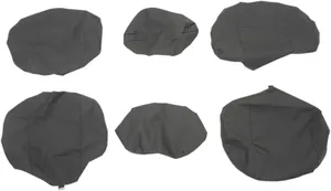 Fundas para asientos tipo banco y tipo cubo - Cubierta defender negra
