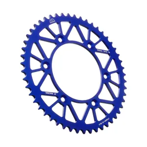 Coronas traseras de aluminio - Piñón RL 51T HUS azul