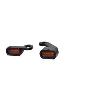 Fastline, intermitentes LED para instalar debajo del manillar. Negro