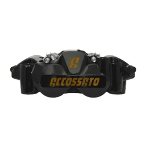 Pinza de freno radial Monoblock Accossato de 108 mm derecha. Negra