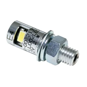 Burdett, tornillo de montaje para matrícula LED. Cromado