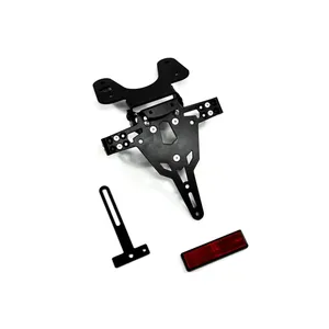 Soporte de matrícula Zieger Pro negro <span style="color: red;font-size: 0,5em">- PEDIDO ESPECIAL -</span>