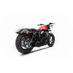Zard, sistema de escape cónico 2-1 XL Sportster. Negro mate <span style="color: red;font-size: 0,5em">- PEDIDO ESPECIAL -</span>