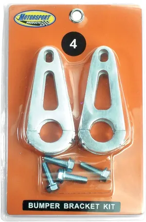 Kit de soporte de parachoques EZ-Fit con sus piezas metálicas