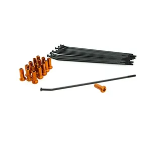 Kit de radios de rueda y tuercas de fijación metálicas para recambio