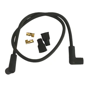 Spyke, juego de cables de bujía de 7 mm. Negro