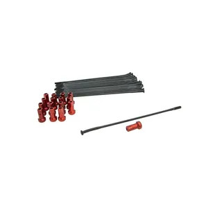 Kit de radios y tuercas de rueda para motocicleta