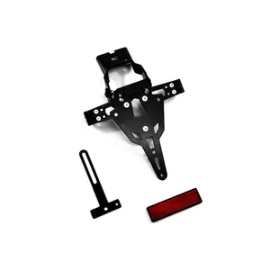 Soporte de matrícula Zieger Pro negro